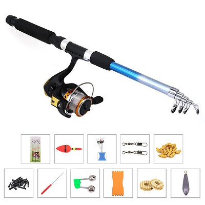 

Fishing Reel Rod Combo Set Fishing Pole Spinning Reel Set with Fishing Accessories