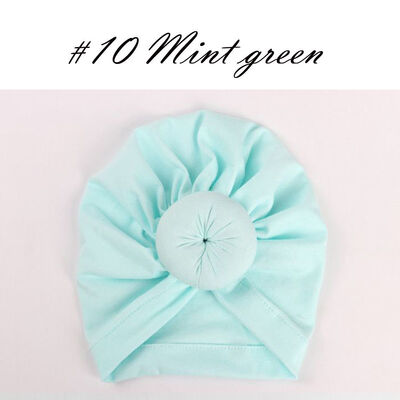 

Kids Baby Girl Turban Flower Head Wrap Adjustable India Hat Cotton Cap