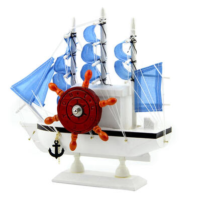 

Sailboat Music Box Wooden Crafts Ornaments Home Office Decor Student Gift