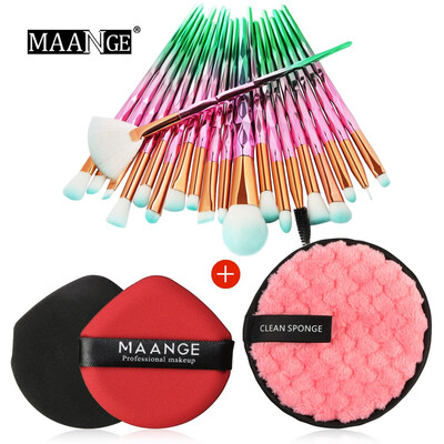 

Toponeto 20PCS Make Up Foundation Eyebrow Eyeliner Blush Cosmetic Concealer Brushes
