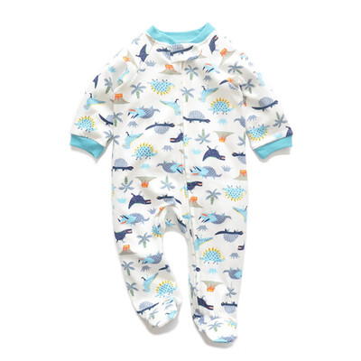 

Summer Baby Boy roupa de bebes Newborn Jumpsuit Long Sleeve Cotton Pajamas 0-18 Months Rompers Baby Clothes