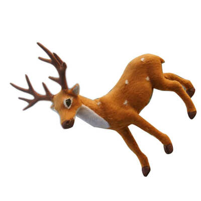 

15202530cm Xmas Elk Plush Simulation Deer New Year Decoration Home Christmas Gift Ornaments