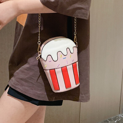 

Wild small bag female bag 2019 new fashion ice cream chain bag summer small fresh ins super fire crossbody bag