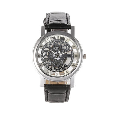 

Simple Style Hollow Dial Neutral Watch Unique Quartz Wristwatch Womens Watches Bayan Kol Saaty Fashion Minimalism Clock