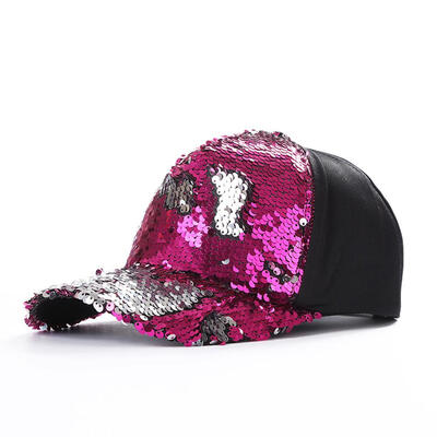 

Fashion Unisex Boys Girls DIY Sequins Baseball Hats Peaked Cap Casual Gift
