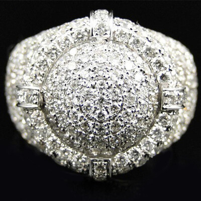 

Luxury Big Fashion Rings With Stones For Women Engagement Wedding Zircon Ring Free Shipping