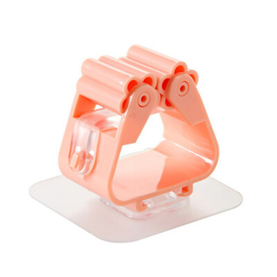 

1Pc Mop Rack Storage Holder Multifunctional Traceless Sucker Hook Mop Holder Wall Mounted Suction Cup