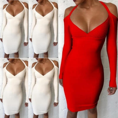 

Sexy Womens Summer Bandage Bodycon Backless Evening Party Cocktail Mini Dress