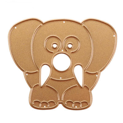 

Elephant Cutting Dies Stencil Scrapbook Embossing DIY Craft Album Card Gift
