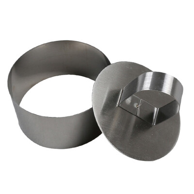 

Gobestart Baking Tools Mousse Cake Circle Stainless Steel Cut Biscuit Cake Mold