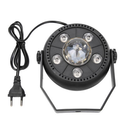 

5LED Colorful Rotating Stage Light Crystal Magic Ball KTV Bar DJ Par Lamp