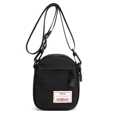 

Candy-colored mini-shoulder bag Korean version fashion pocket pocket bag with all sets of vertical mobile bag inclined canvas