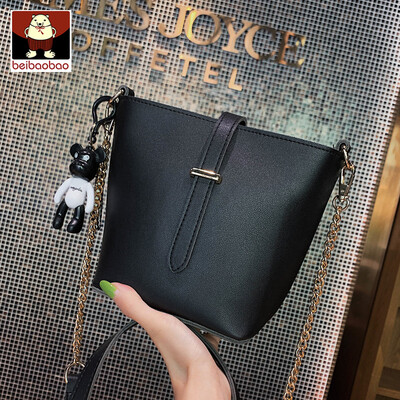 

On the new package women 2019 new casual super - fire bucket bag ins one - shoulder oblique bag tide