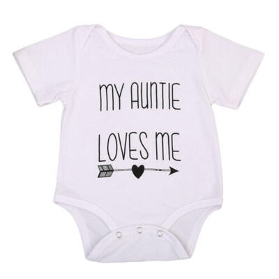 

Tops Newborn Baby Summer Shirt Boy Girl Romper Babygrows Playsuit Outfits 0-18M