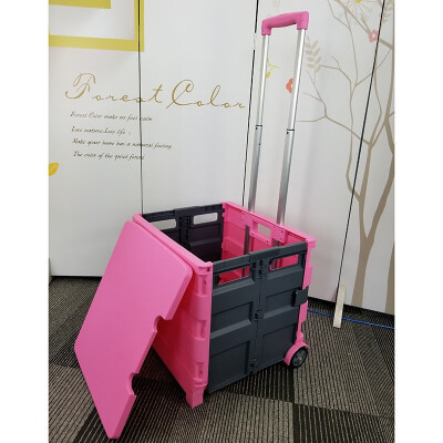

ZHIWEI Second-generation folding shopping cart Portable Large capacity 16547