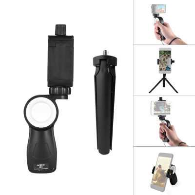 

Andoer HC1 Smartphone Action Camera Hand Grip Handle Stabilizer Phone Tripod Mount with Mini Tripod Stand for iPhone X 8 7plus 7s