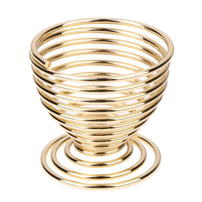 

Gold Makeup Puff Holder Gourd Shape Sponge Brush Egg Stand Bracket
