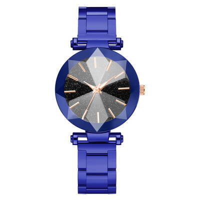 

Business Women Watches Alloy Strap Romantic Starry Sky Dial Ladies Fashion Quartz Wristwatch Clock Dress Gift Zegarki Damskie