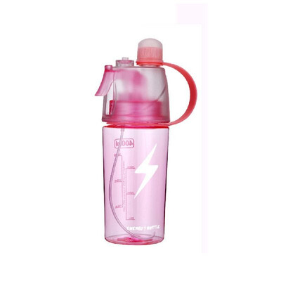 

Portable Outdoor Sport Cycling Water Bottle Mist Spray Cup Dual-use 400ml600ml Drinking Cups Water Bottles