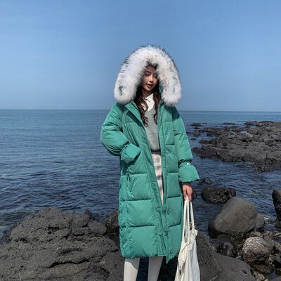

Roseonmyhand Women Winter Warm Coat Hooded Thick Warm Loose Jacket Long Overcoat