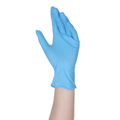 

Carevas 100 Count Nitrile Exam Gloves Powder Free Disposal Gloves Latex Free SML Size Medical Food Industry Gloves