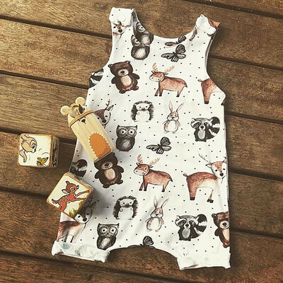 

Top Baby Kids Boy Girl Infant Romper Jumpsuit Bodysuit Cotton Clothes Outfit Set