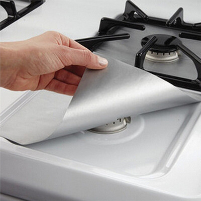

Siaonvr 2PCS Universal Stove Burner Covers Protector Sheets Oven Liner Reusable SL