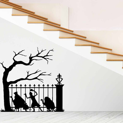 

〖Follure〗Happy Halloween Background Wall Sticker Window Home Decoration Decal Decor