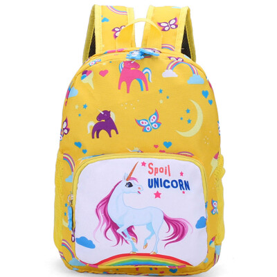 

Kids Children Unicorn Backpack Kindergarten Boys Girls Cartoon Unicorn School Book Bags