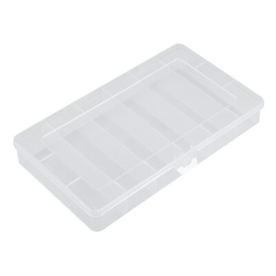 

Portable Rectangle Transparent Lastics Box Hardware Parts Tools Screws Storage Box
