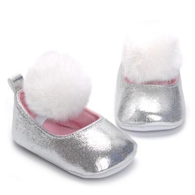 

Baby Girl Shoes Toddler Princess Soft Sole First Walkers Vestido Infantil Girl White Ball Elastic Band Shoes For Girls