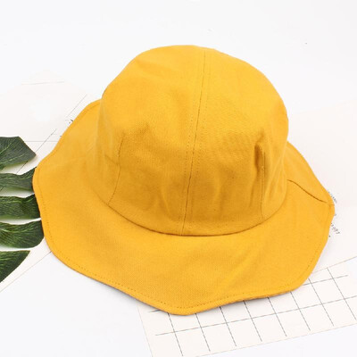

Fashion Men Women Bucket Hat Caps Fisherman Sun Visor Floppy Cap Wide Brim Foldable Sun-Proof Hats