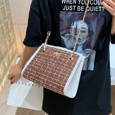 

Female bag 2019 new wild foreign shoulder bag large capacity fashion chain bag ins net red ladies Messenger bag