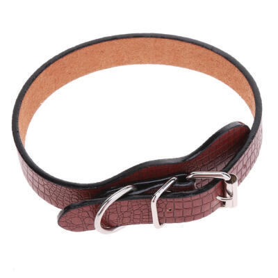 

Durable PU Leather Pet Dog Collar Adjustable Cat Leash for Small Medium