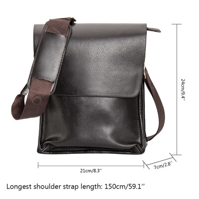 

Men Leather Business Handbag Tote Bag Travel Shoulder Bag