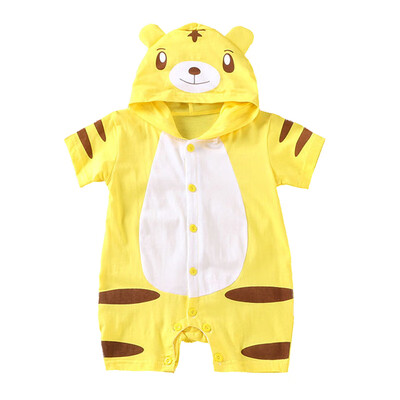 

Summer Newborn Baby Clothes Short Sleeve Baby Rompers Soft Infant Clothing Toddler Baby Boy Girl Cartoon Jumpsuit