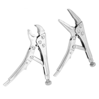 

Greensen 2Pcs Ground Mouth Straight Jaw Lock Vise Grip Clamp Locking Pliers Set Hand Tools