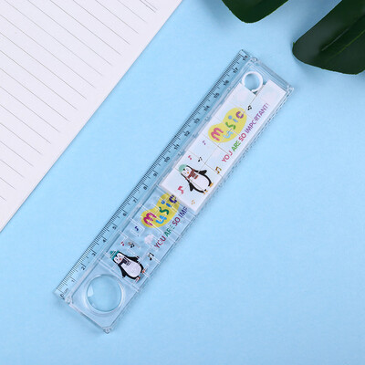 

Toponeto Clear Plastic Straight Ruler Plastic Measuring Tool for Student School Office