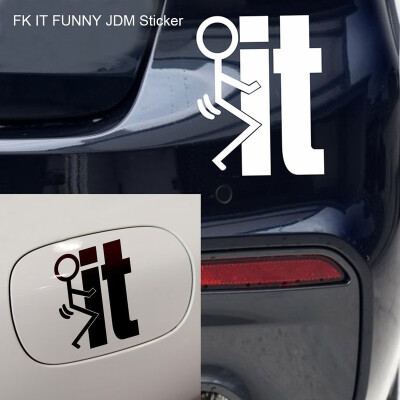 

FK IT Funny JDM Sticker Decal Notebook Car Laptop 5 inch Width