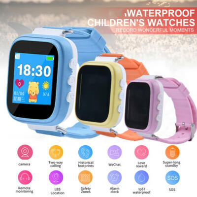 

Waterproof Kids Smart Watch Anti-lost Safe LBS Tracker SOS Call For Android iOS
