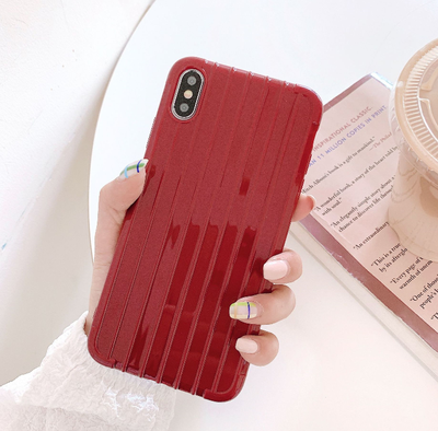 

New creative luggage TPU for iPhoneXxs mobile phone case 6s Apple 7plus8plus protective case