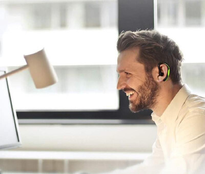 

F600 business Bluetooth headset hanging ear wireless unilateral driving car sports running long standby listening song dark