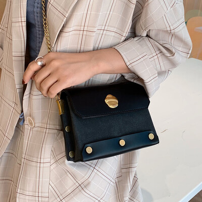 

Female bag 2019 new wild net red fashion chain shoulder bag summer small fresh ins foreign gas Messenger bag