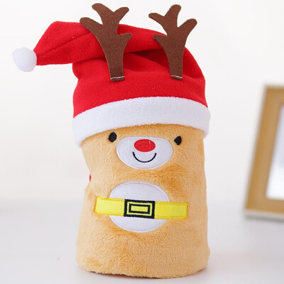 

Tailored Christmas Gifts Creative Cartoon Santa Elk Snowman Christmas Flannel Blanket