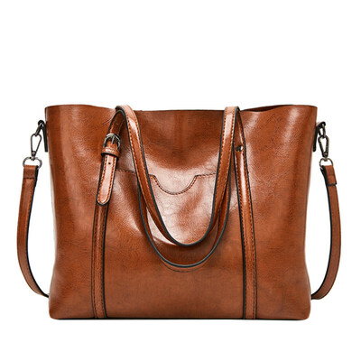 

Fashion Women Solid Color Faux Leather Crossbody Shoulder Bag Handbag Tote Pouch