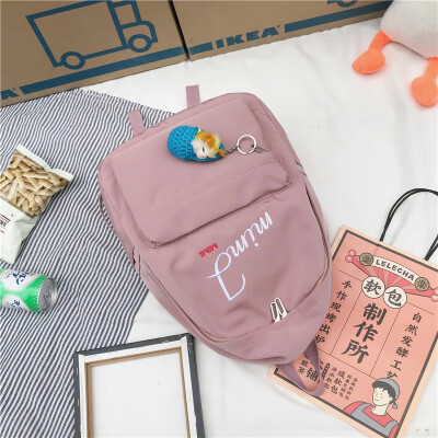 

Guzhugan schoolbag girls campus Sen Department Korean version of high school students backpack 100 sets of simple ins shoulder bag