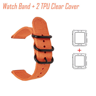 

〖Follure〗Plating Buckle Nylon Strap Replacement For Apple Watch Series 1234 42mm44mm