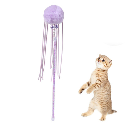 

Gobestart Kitten Cat Toy Interactive Toy Soft Ball And Cat Feather And Bell Toy