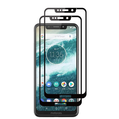 

Naxtop 2Pcs 25D Full-glue Full Screen Tempered Glass Screen Protector for Moto P30