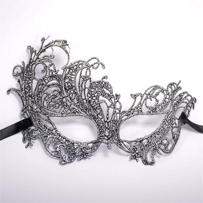 

Siaonvr Masquerade Lace Mask Catwoman Halloween Cutout Prom Party Mask Accessories HOT